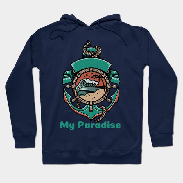 Sailors paradise. I love the peace the sea gives me as if I am made from the salt itself. Hoodie by Your_wardrobe